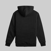 blabng wave sherpa black zipper hoodies for girls